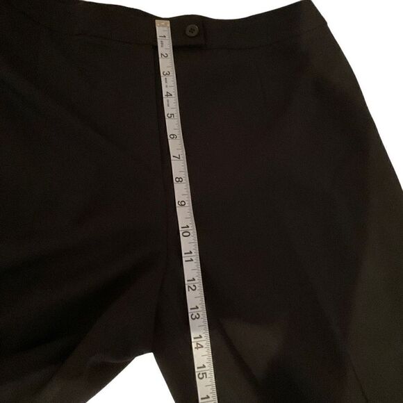 Carlisle Dress Pants Trousers Black Front Zipper Button Clasp Closure Lined 14 - Picture 8 of 12